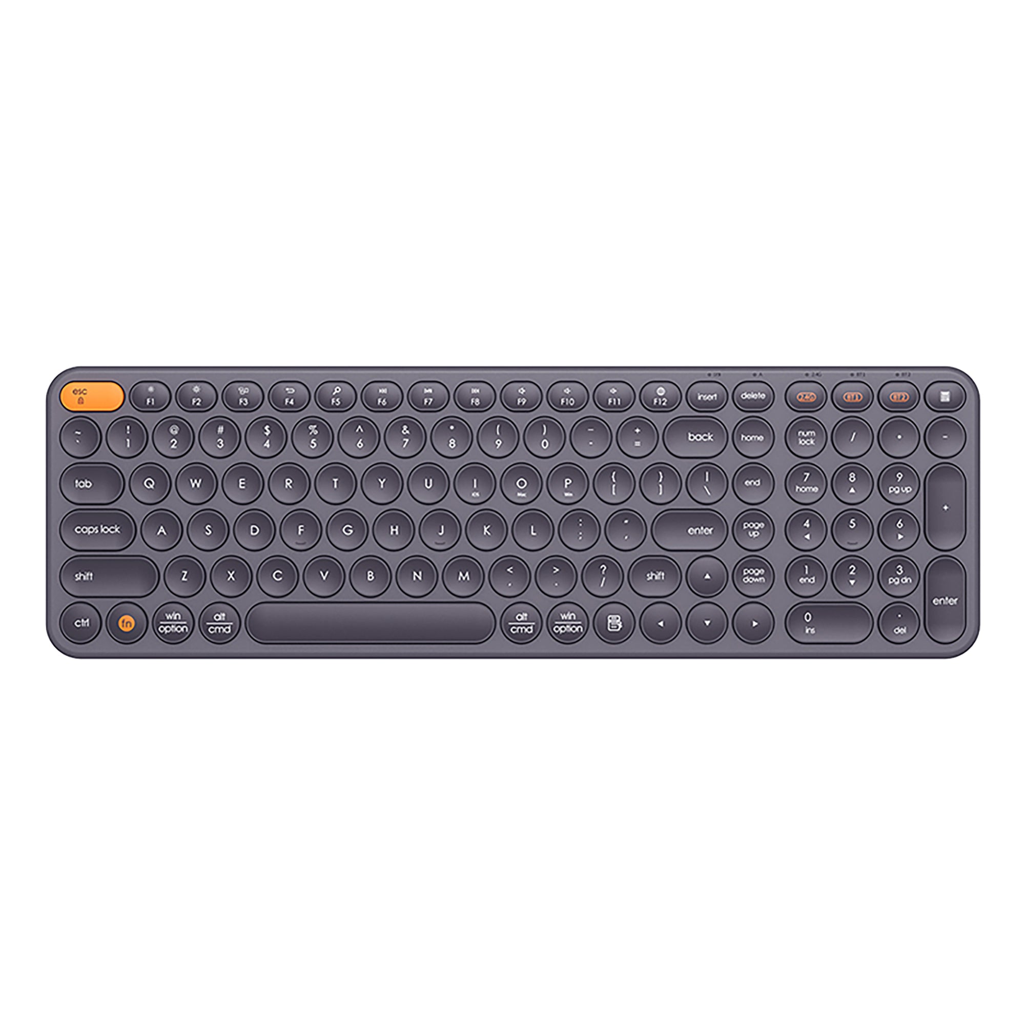 Baseus K01B Wireless Tri-Mode Keyboard - Frosted Gray
