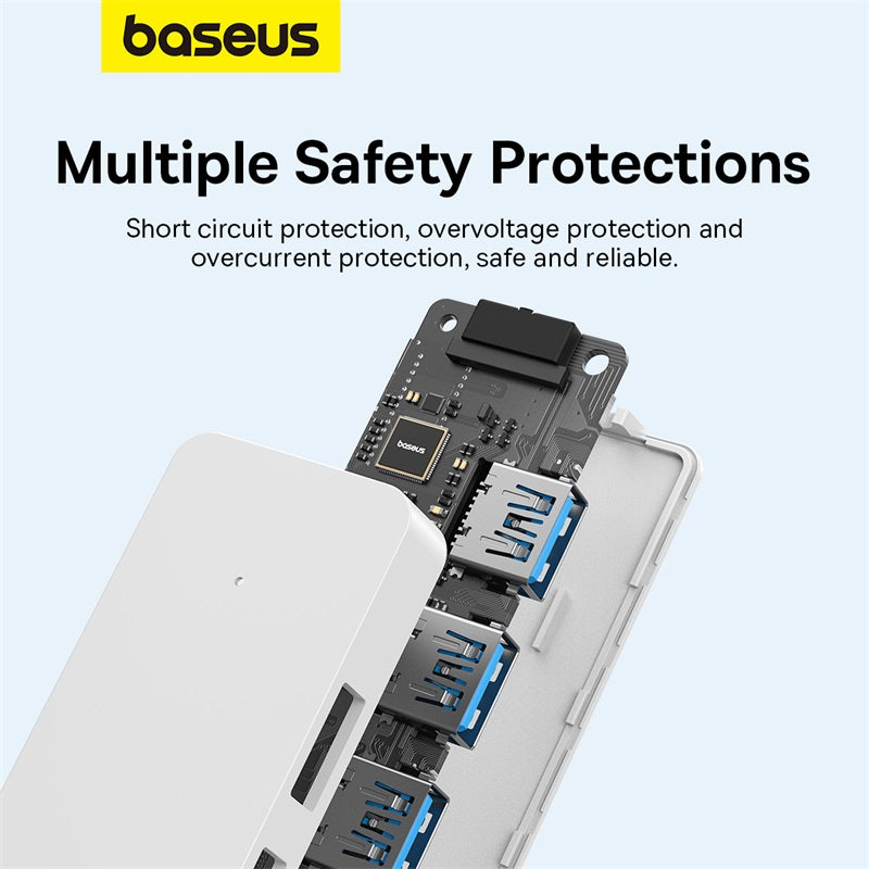 Baseus Ultrajoy Series 4-in-1 Hub Adapter (100cm Cable) - with 4x USB 3.0 ports