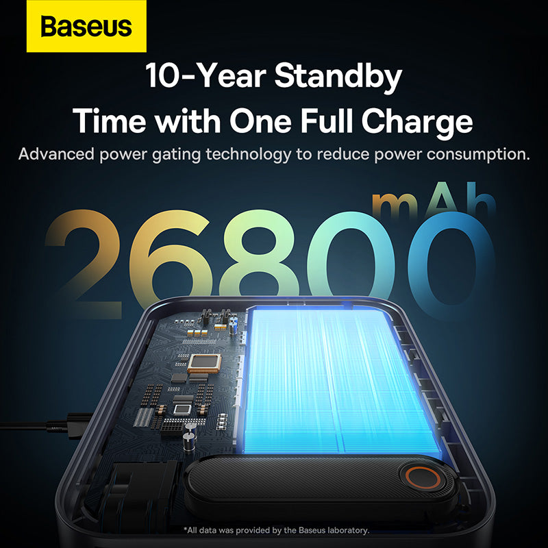 Baseus Super Energy Ultra Jump Starter 3000A Cluster Black