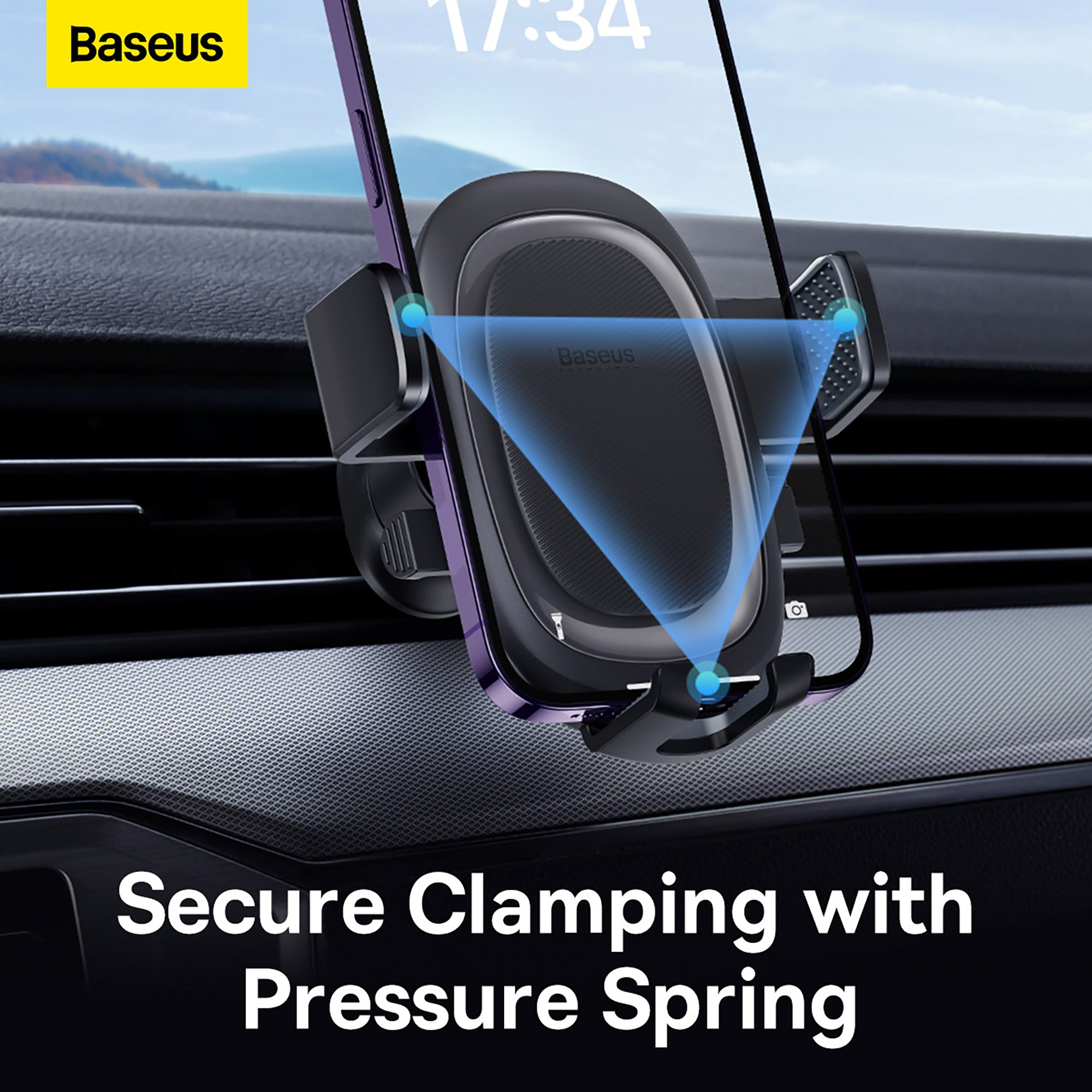 Baseus UltraControl Pro Series Clamp-Type Car Holder Set