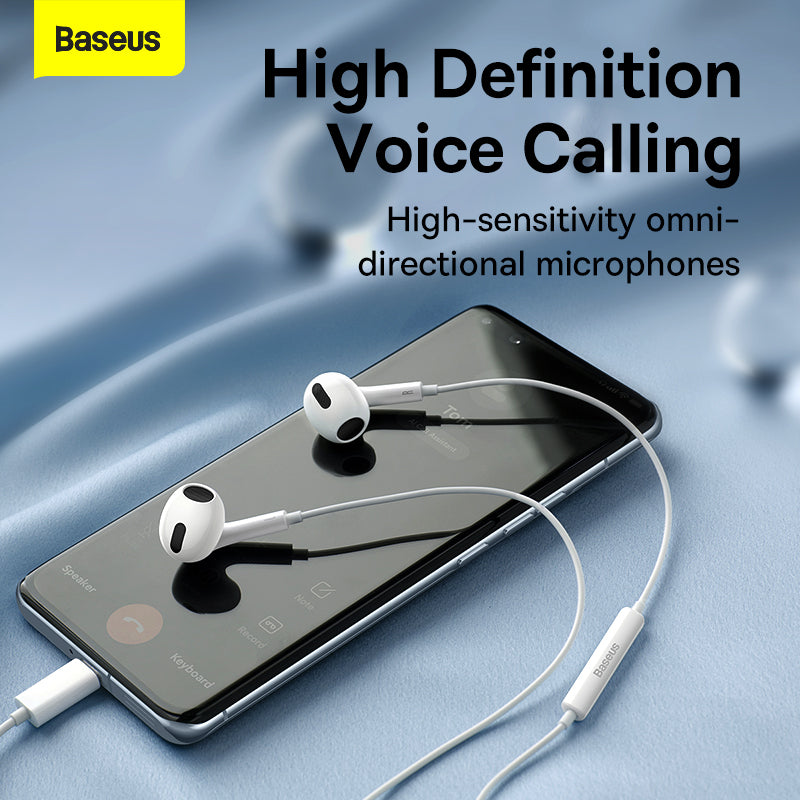Baseus C17 Encok Type-C Lateral In-Ear Wired Earphone