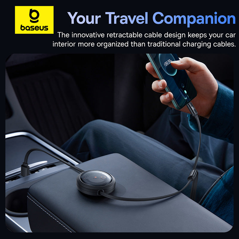 Free2Draw Retractable Cable USB to M+L+C 100W