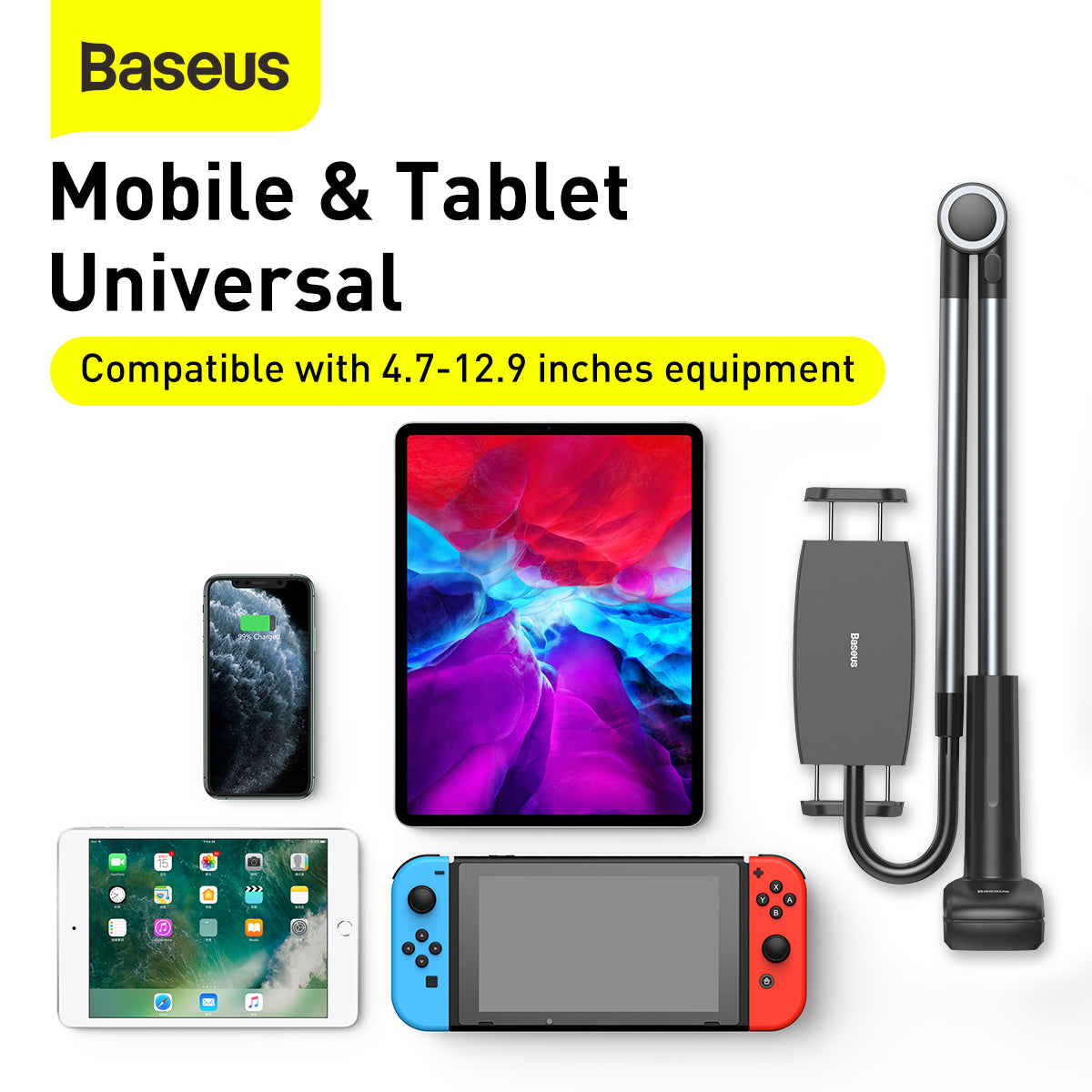 Baseus Otaku Life Rotary Adjustment Lazy Holder Pro for Phones and Tablets