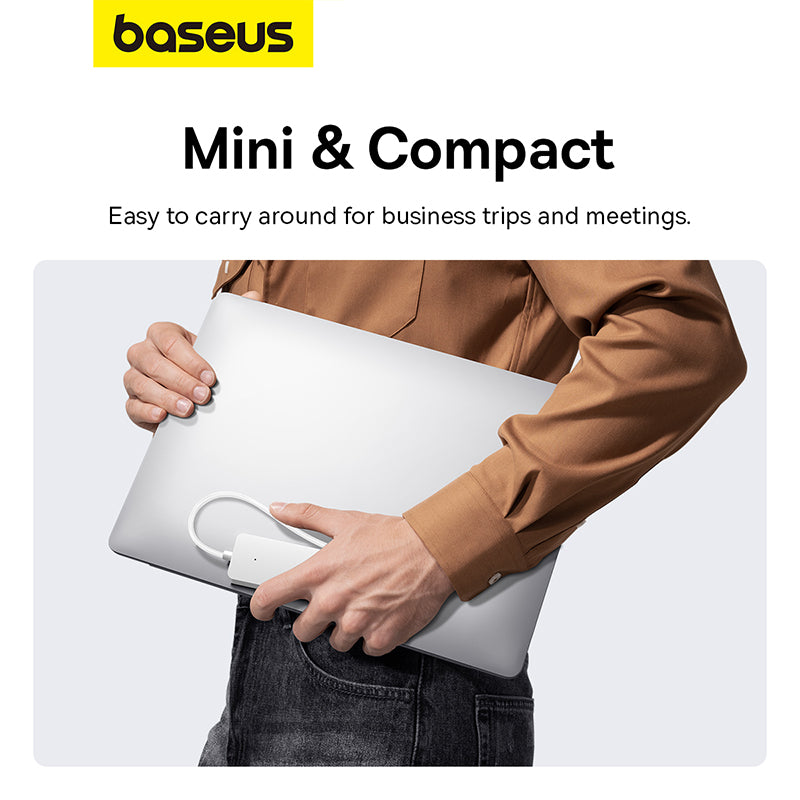 Baseus Ultrajoy Series 4-in-1 Hub Adapter (100cm Cable) - with 4x USB 3.0 ports