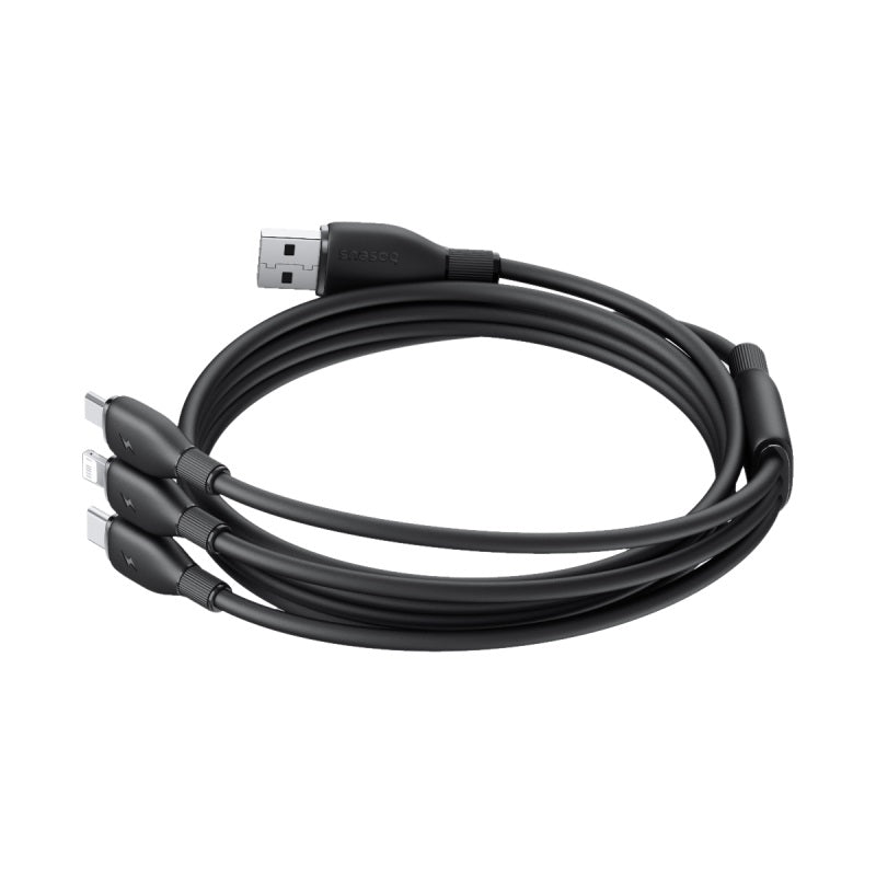 Ultra-Fast 1-for-3 Cable USB to M+L+C 3.5A