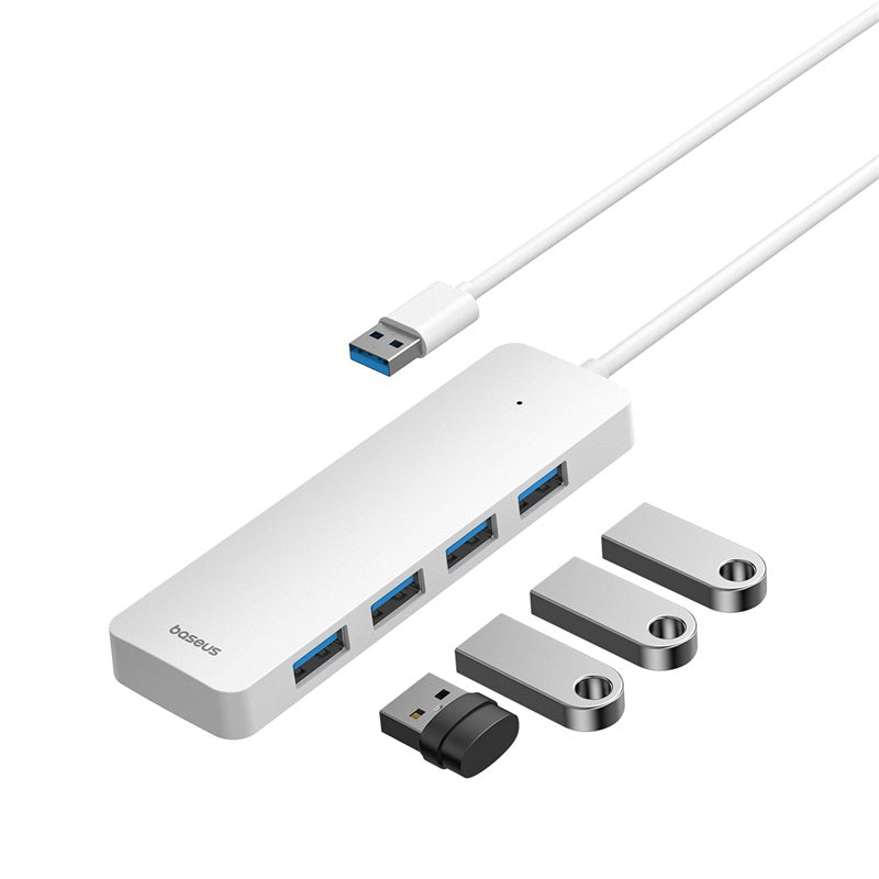 Baseus Ultrajoy Series 4-in-1 Hub Adapter (100cm Cable) - with 4x USB 3.0 ports