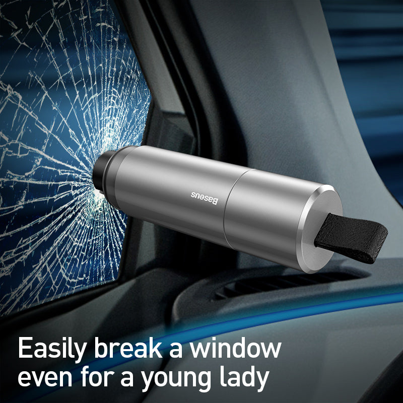 Baseus Sharp Tool Safety Hammer (Window-Breaking+Safety Belt Cutting)