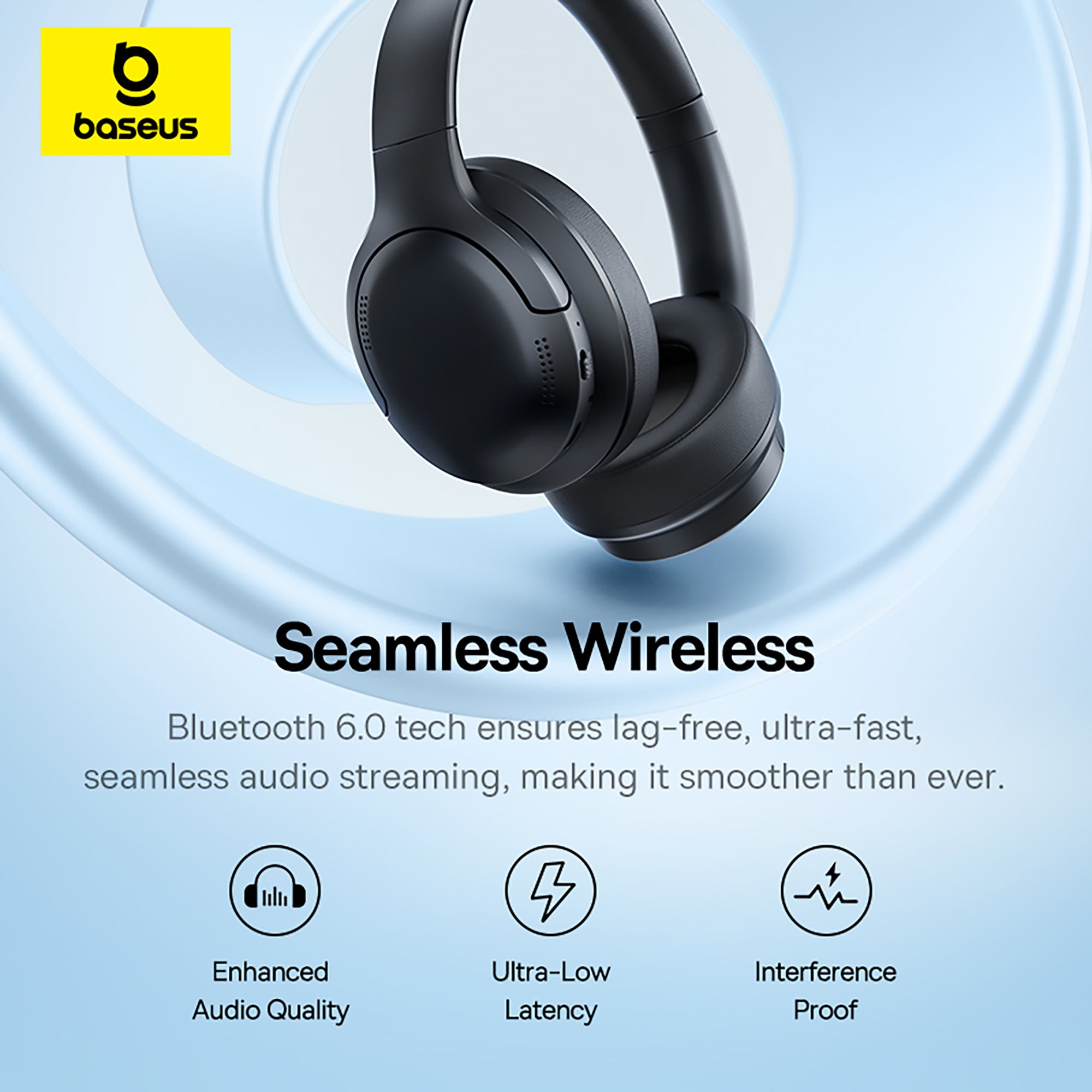 Baseus Bass BH1 Lite Wireless Headphones