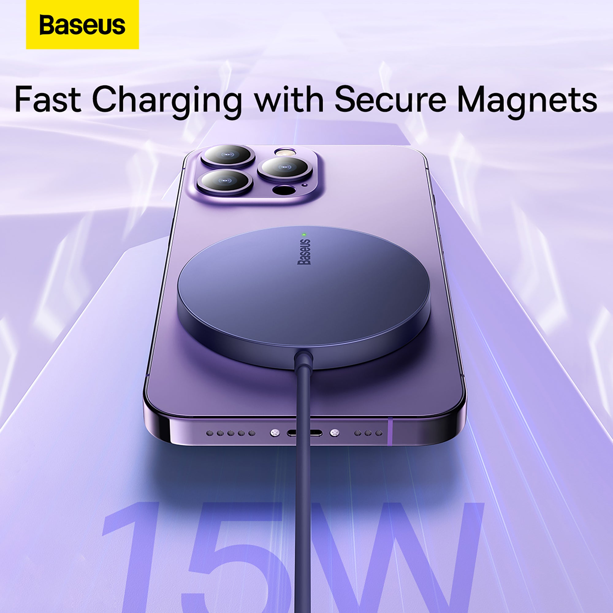 Baseus Simple Mini3 15W Magnetic Wireless Charger