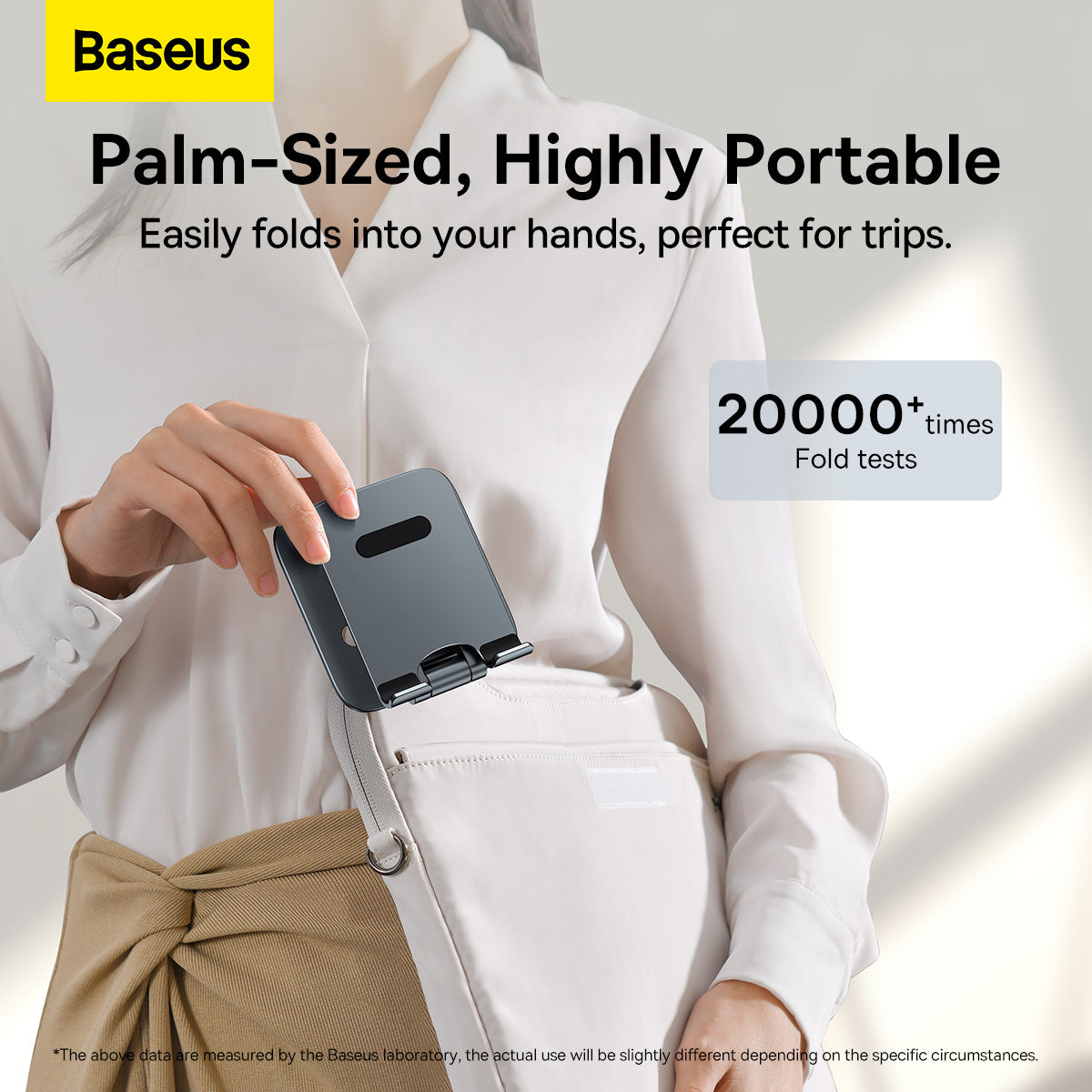 Baseus Desktop Biaxial Foldable and Adjustable Metal Stand for Phones Grey