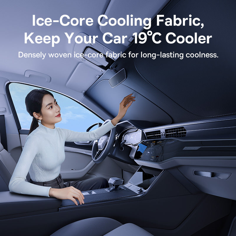 Baseus GoTrip DT1 car sunshade with blackout coating