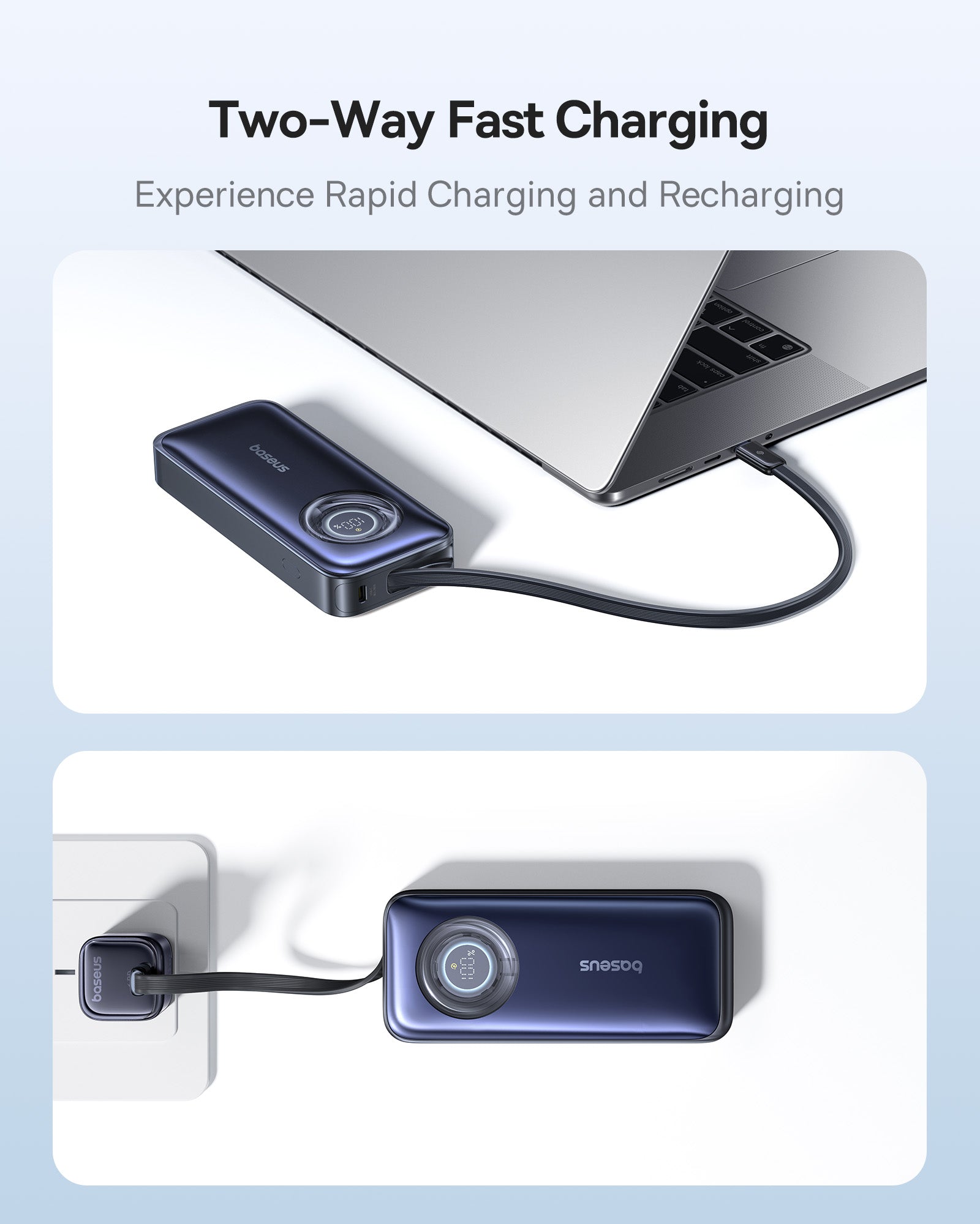 Baseus EnerCore CR11 Power Bank with Retractable Cable 20000mAh 67W