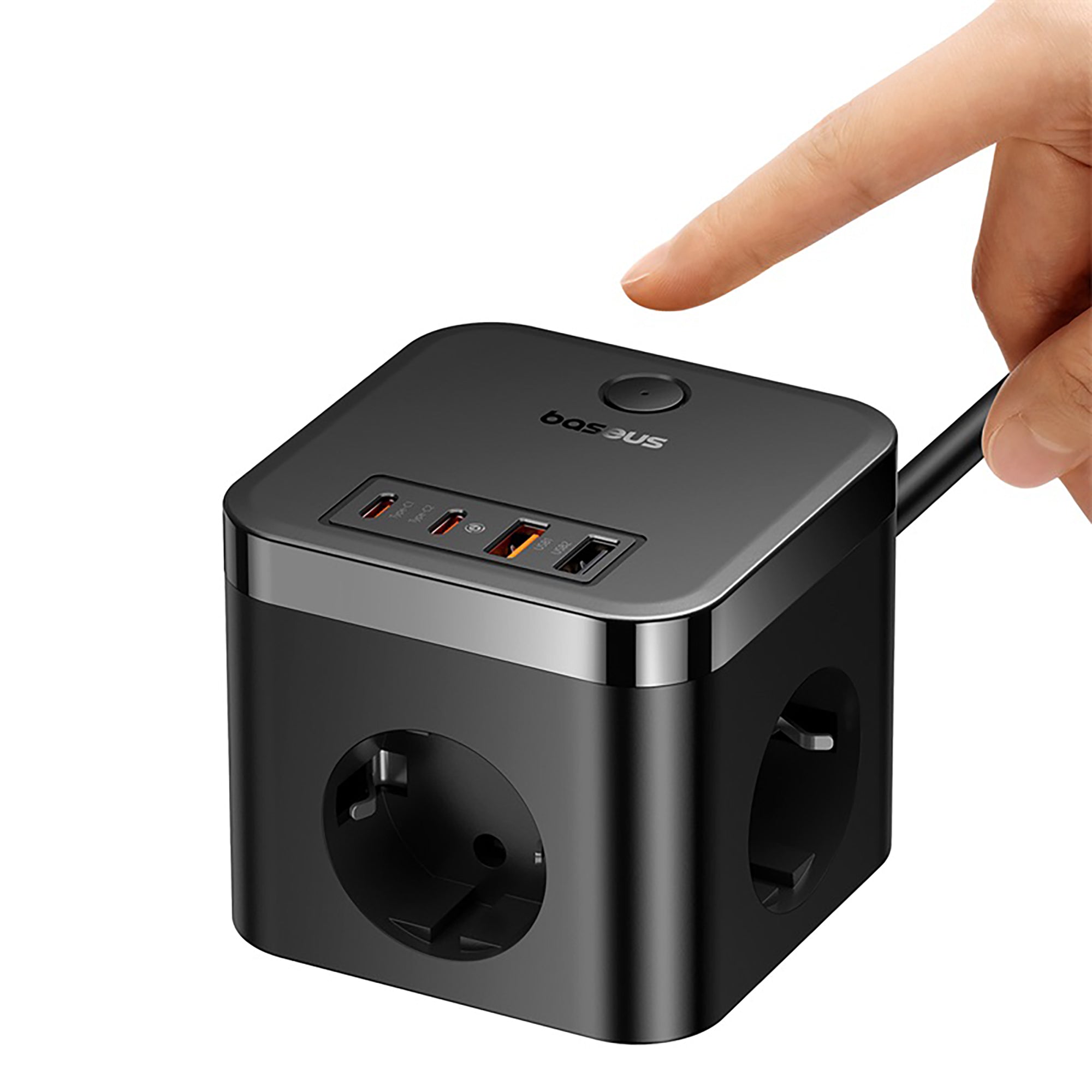 Baseus PowerCombo Cube Power Strip 3AC+2U+2C 30W 1.5m EU