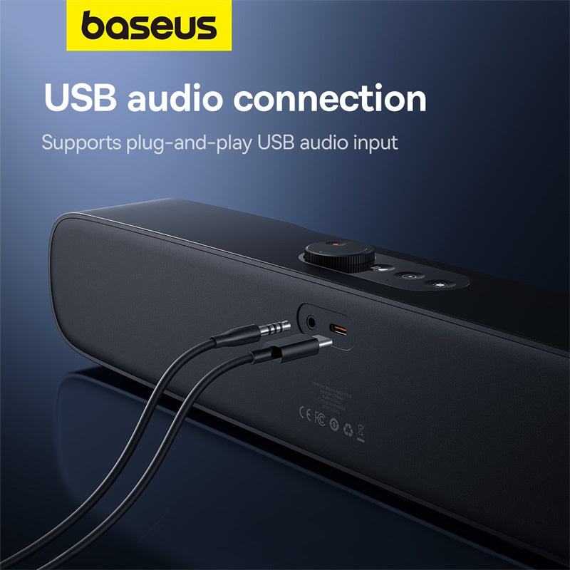 Baseus AeQur DS10 Soundbar Subwoofer Speaker Wireless Bluetooth 5.3 Sound Bar Home Theater