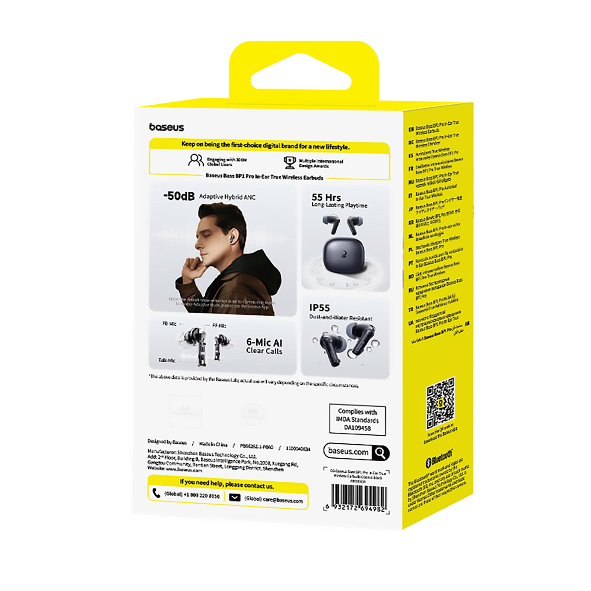 Baseus Bass BP1 Pro In-Ear True Wireless Earbuds