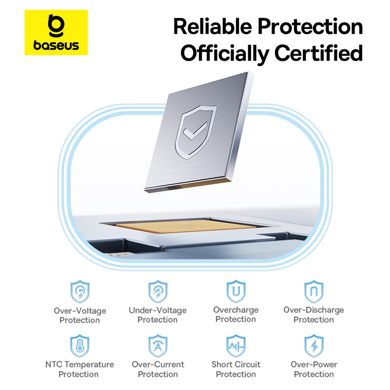 Baseus product with protection features on a white background