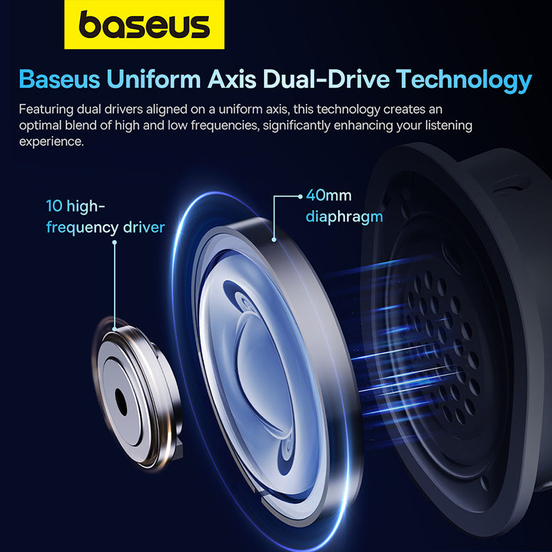 Baseus AeQur GH02 RGB Gaming Wireless Bluetooth 5.3 Headset with Mic 4