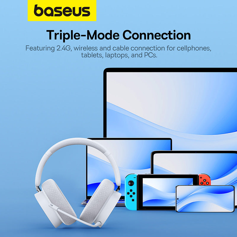 Baseus AeQur GH02 RGB Gaming Wireless Bluetooth 5.3 Headset with Mic 7