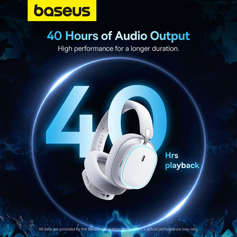 Baseus AeQur GH02 RGB Gaming Wireless Bluetooth 5.3 Headset with Mic 8
