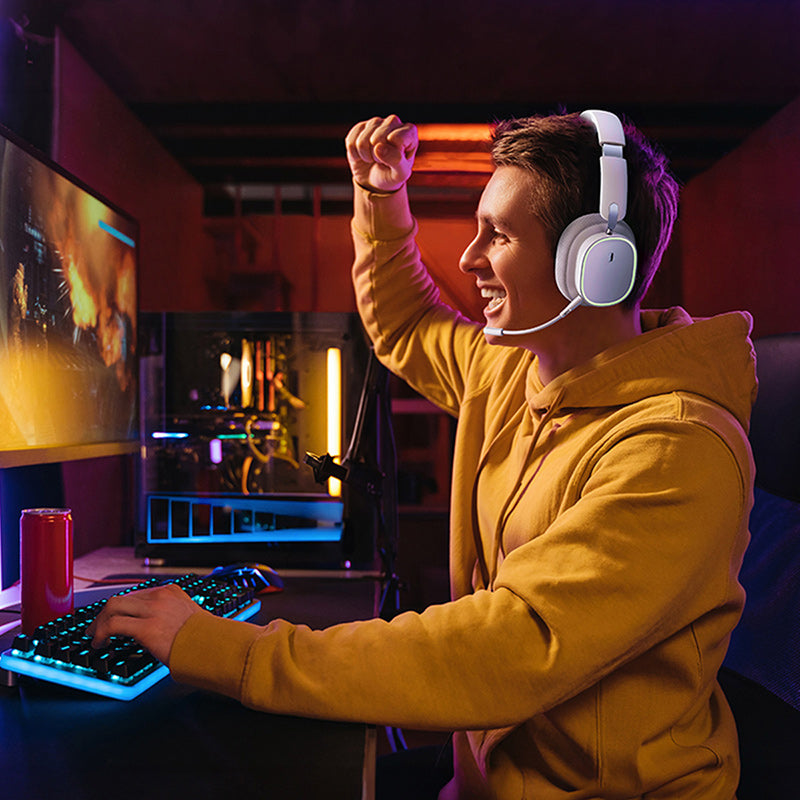 Baseus AeQur GH02 RGB Gaming Wireless Bluetooth 5.3 Headset with Mic 9