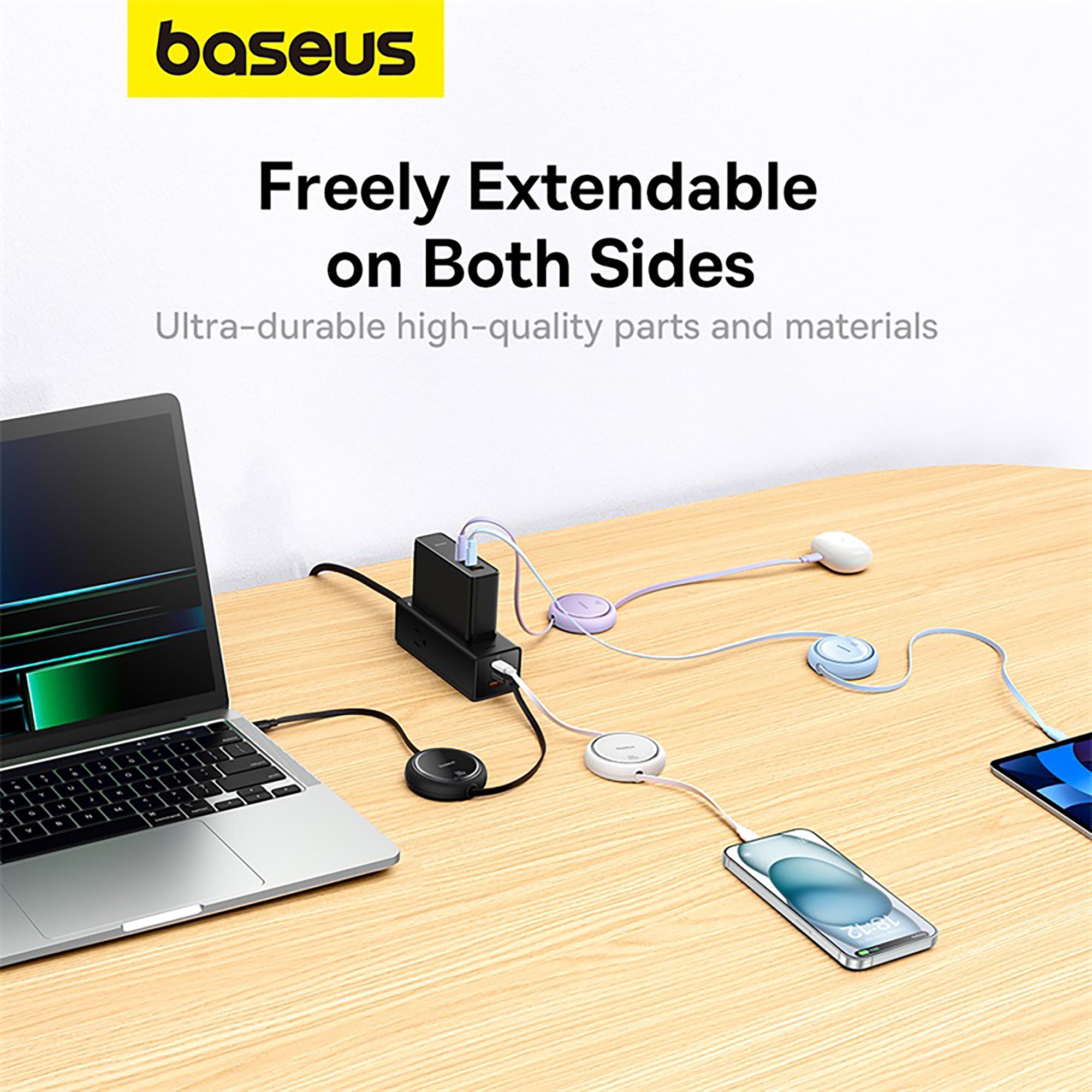 Baseus Free2Draw 100W Mini Retractable Charging Cable 3