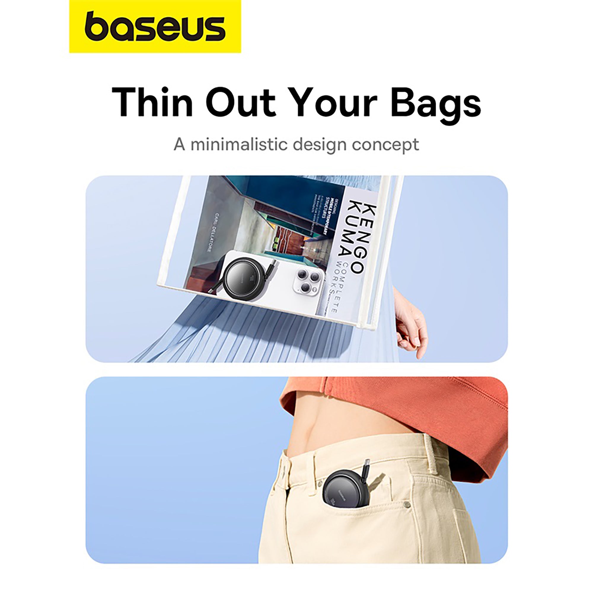 Baseus Free2Draw 100W Mini Retractable Charging Cable 4