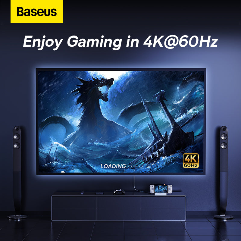 Baseus GamerX Series 6-Port Type C HUB Space Grey Type C to HDMI4K@60Hz 4