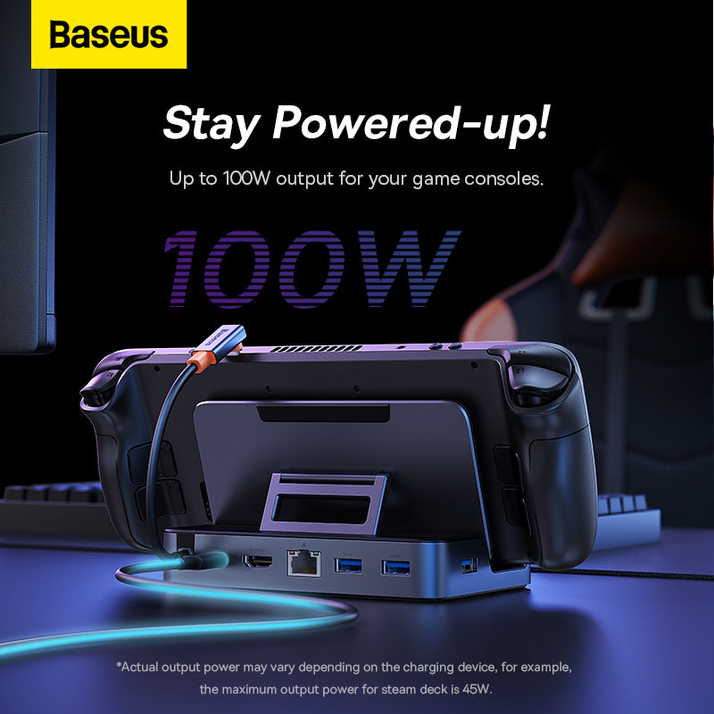 Baseus GamerX Series 6-Port Type C HUB Space Grey Type C to HDMI4K@60Hz 5
