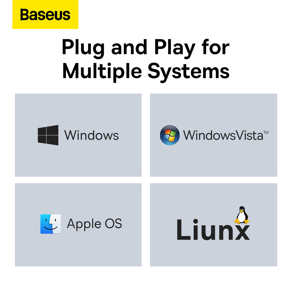 Baseus Lite Series 5-Port Type-C HUB Docking Station - Black 9