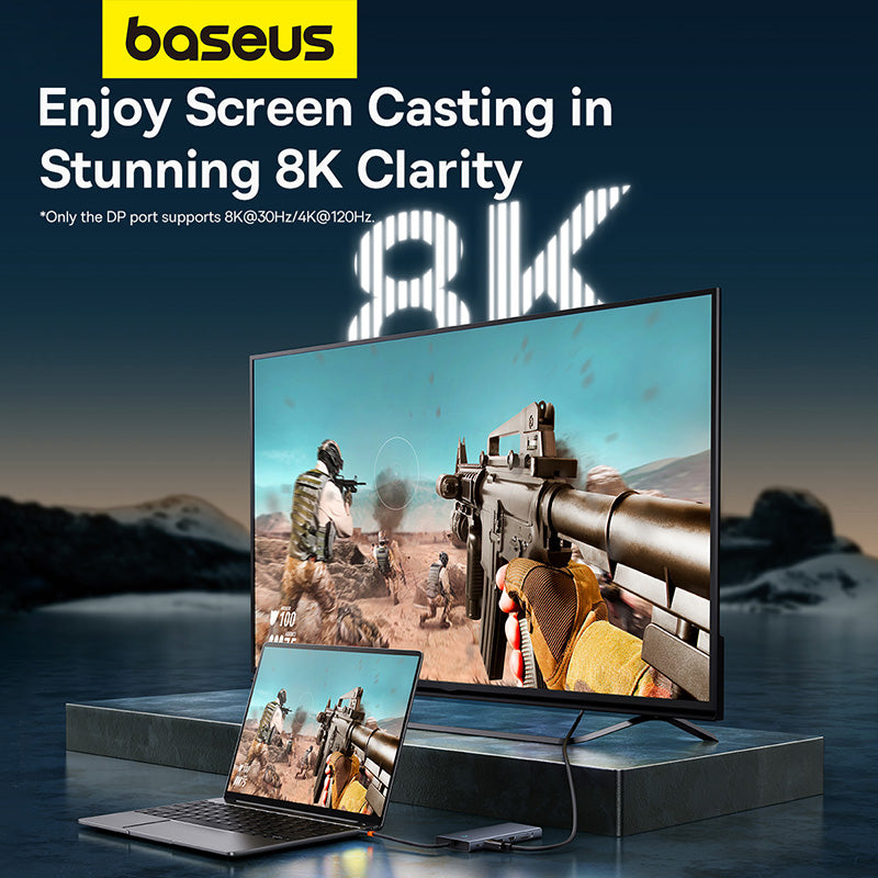 Baseus PortalJoy Series 13-Port Quadruple Display HUB 5