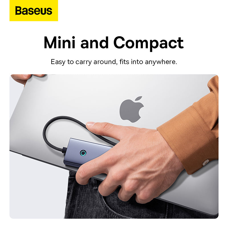 Baseus Ultrajoy Series Type C to 4-Port USB 3.0 Smart HUB 7