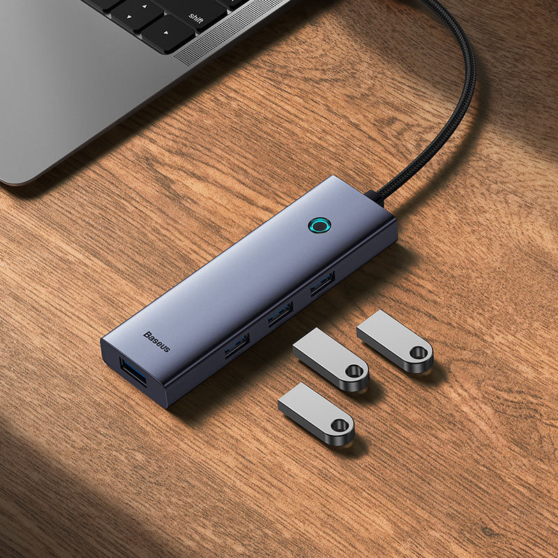 Baseus Ultrajoy Series Type C to 4-Port USB 3.0 Smart HUB 9