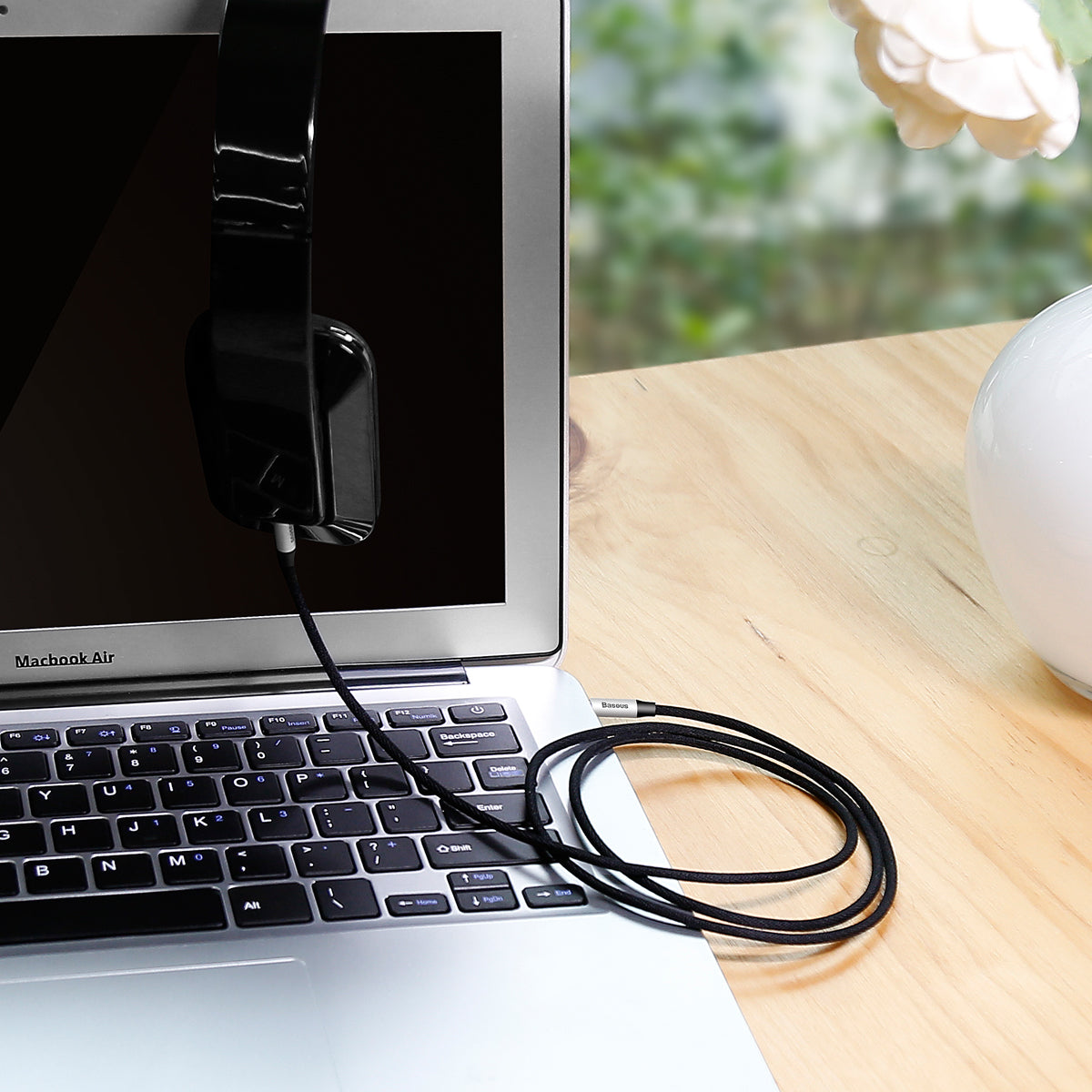 Baseus Yiven Series Audio Aux Cable 3.5mm to 3.5mm 1.5M Black 12