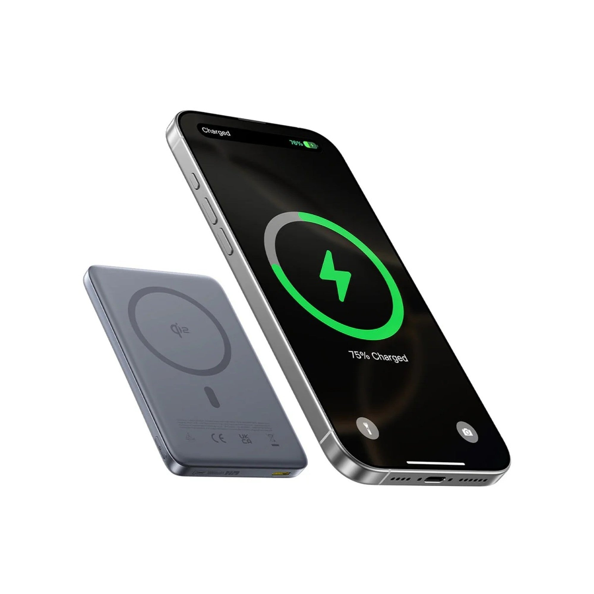 Space Grey Baseus Qi2 MagSafe compatible power bank
