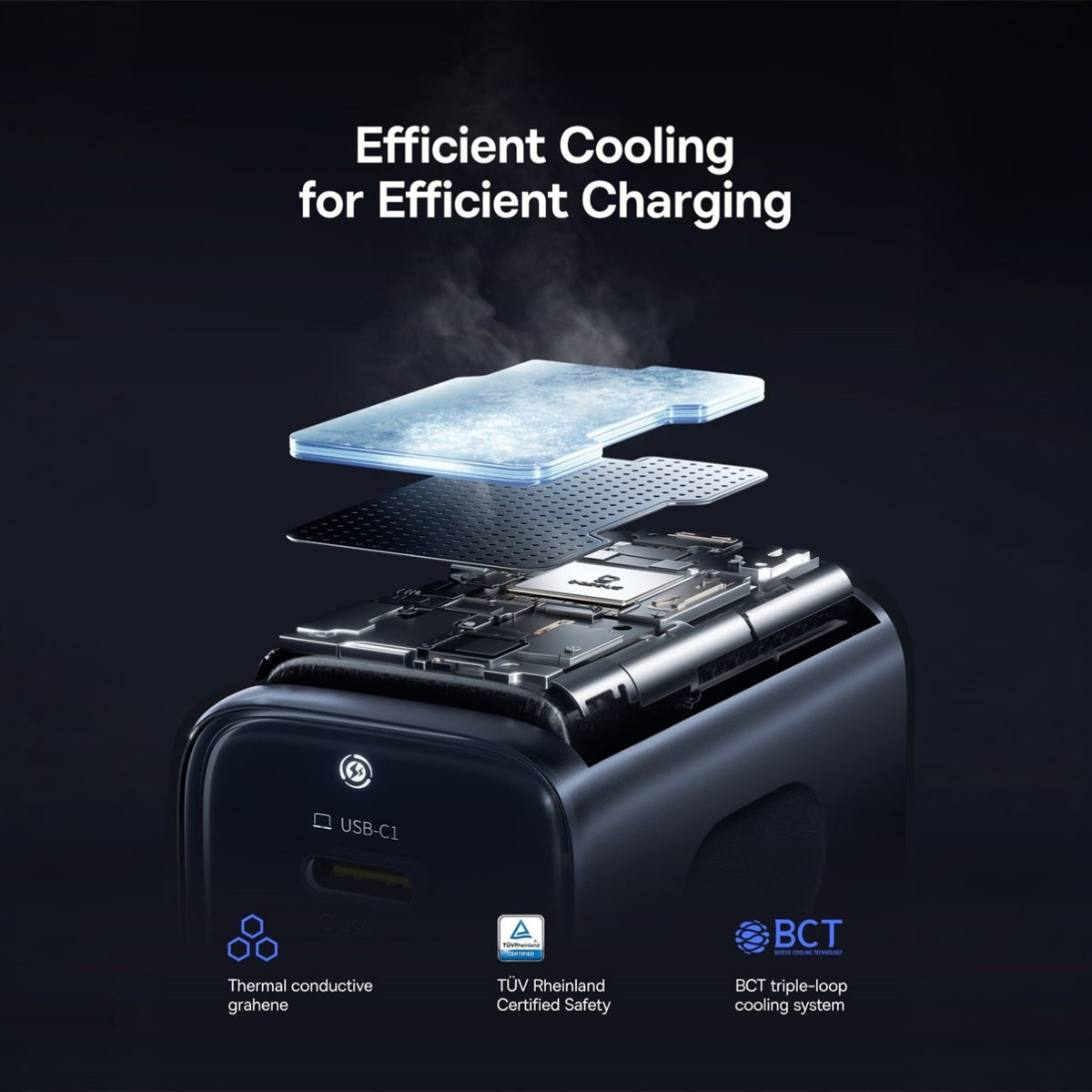 Baseus PicoGo AE11 Fast Charger 2C+U 67W EU