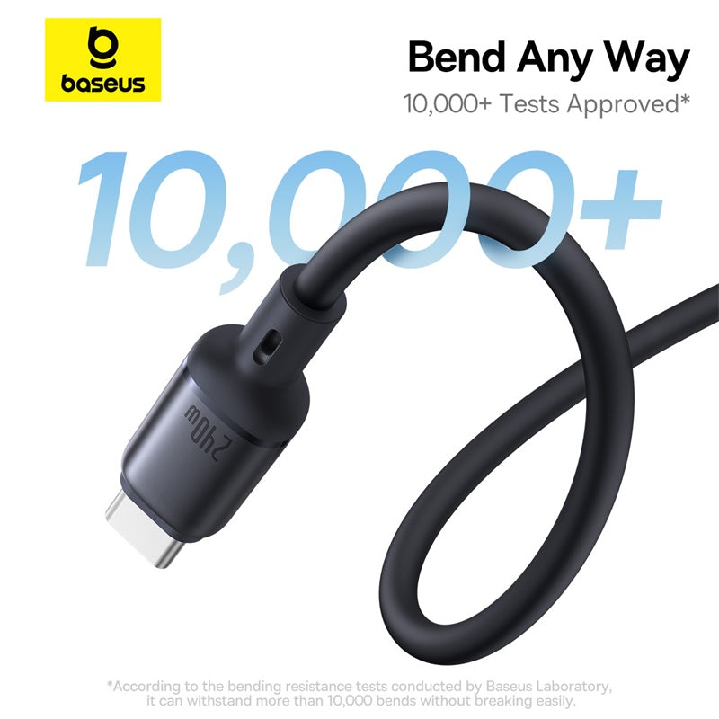 Baseus PicoGo Magnetic Liquid Silicone Fast Charging Cable USB-C to USB-C 240W 1m