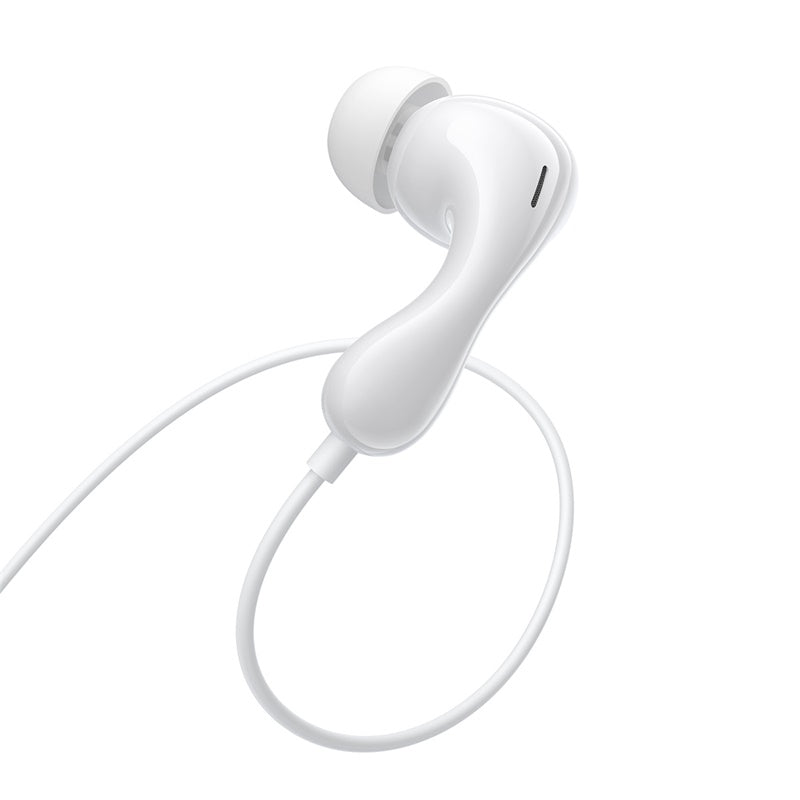 Baseus Encok CZ20 Wired Earphones - Moon White