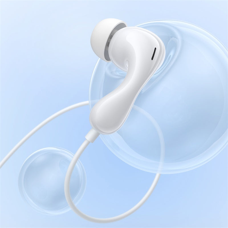 Baseus Encok CZ20 Wired Earphones - Moon White