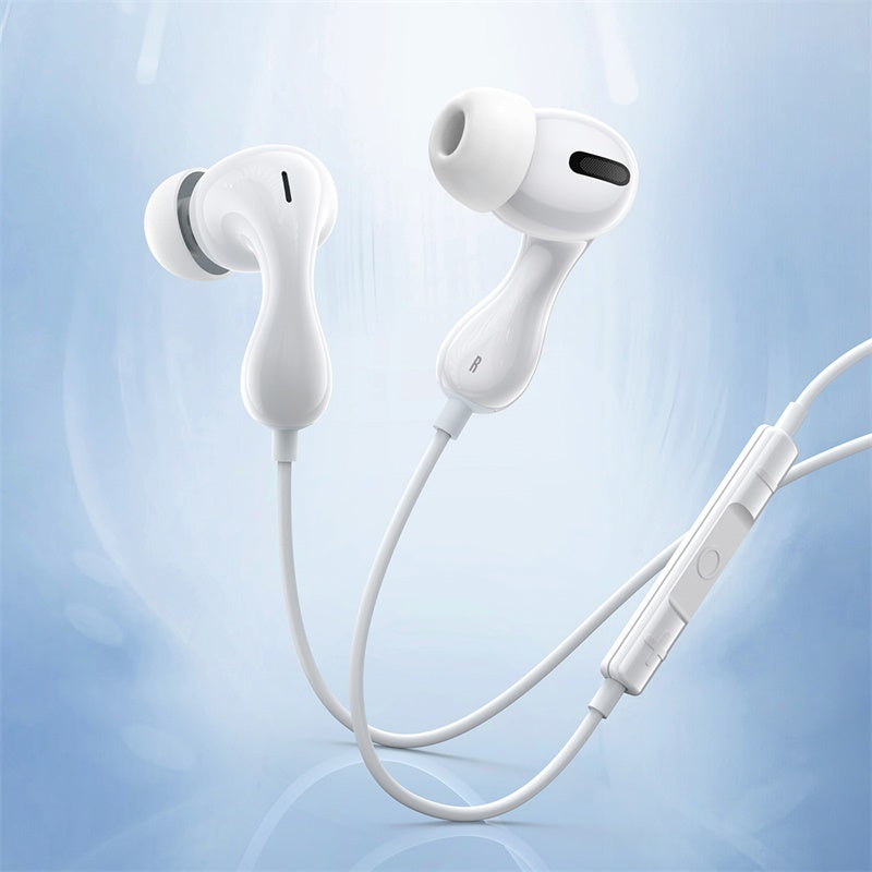 Baseus Encok CZ20 Wired Earphones - Moon White