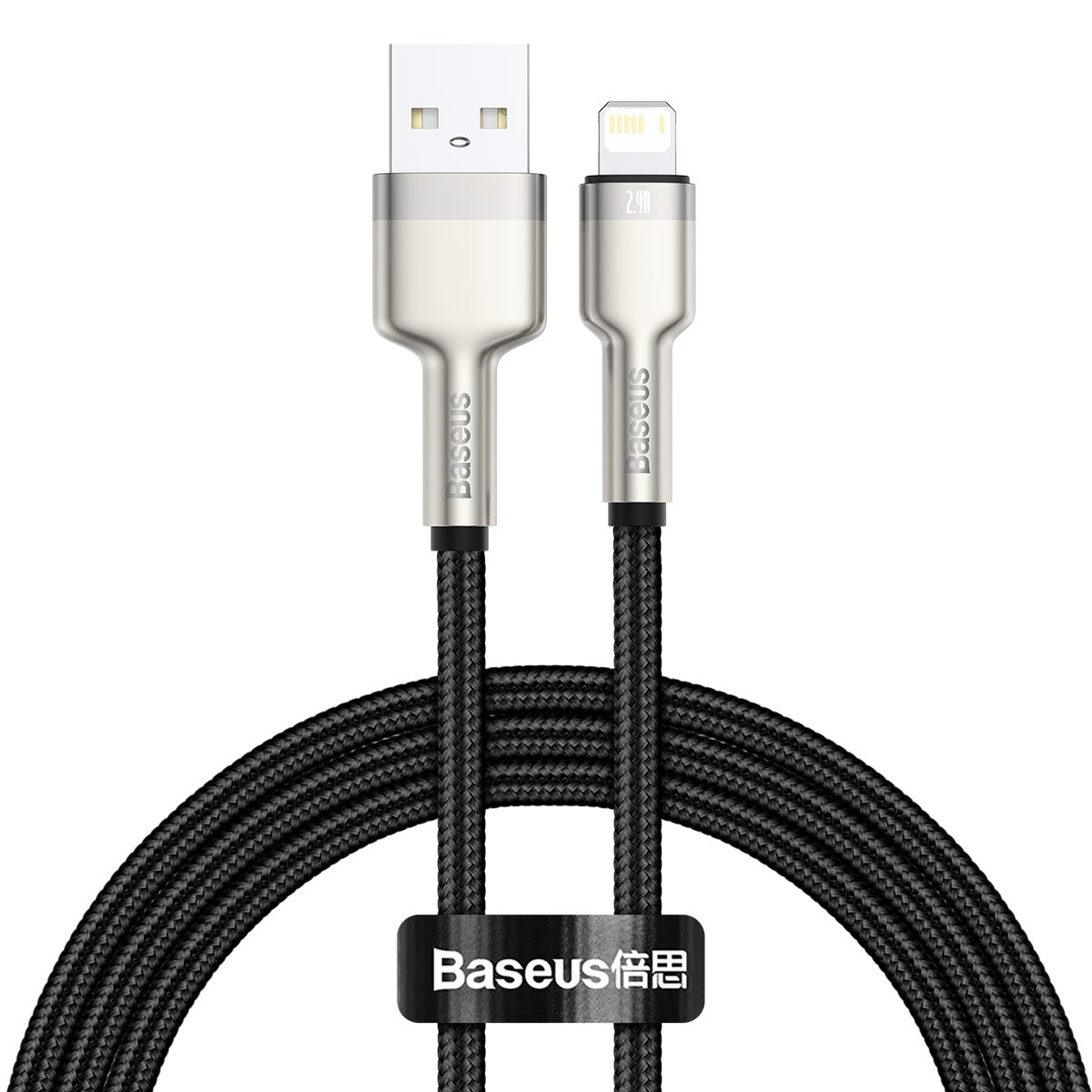 Baseus Cafule Series Metal Data Cable USB to IP 2.4A 1m Black