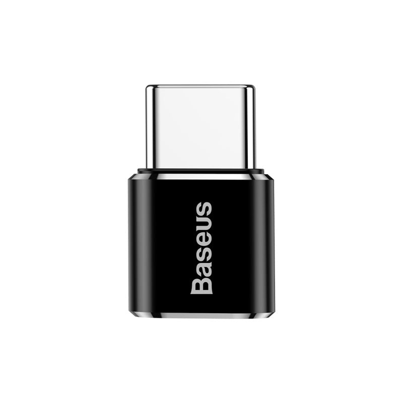 Baseus Mini Micro Female to Type C Male Adapter Converter Black