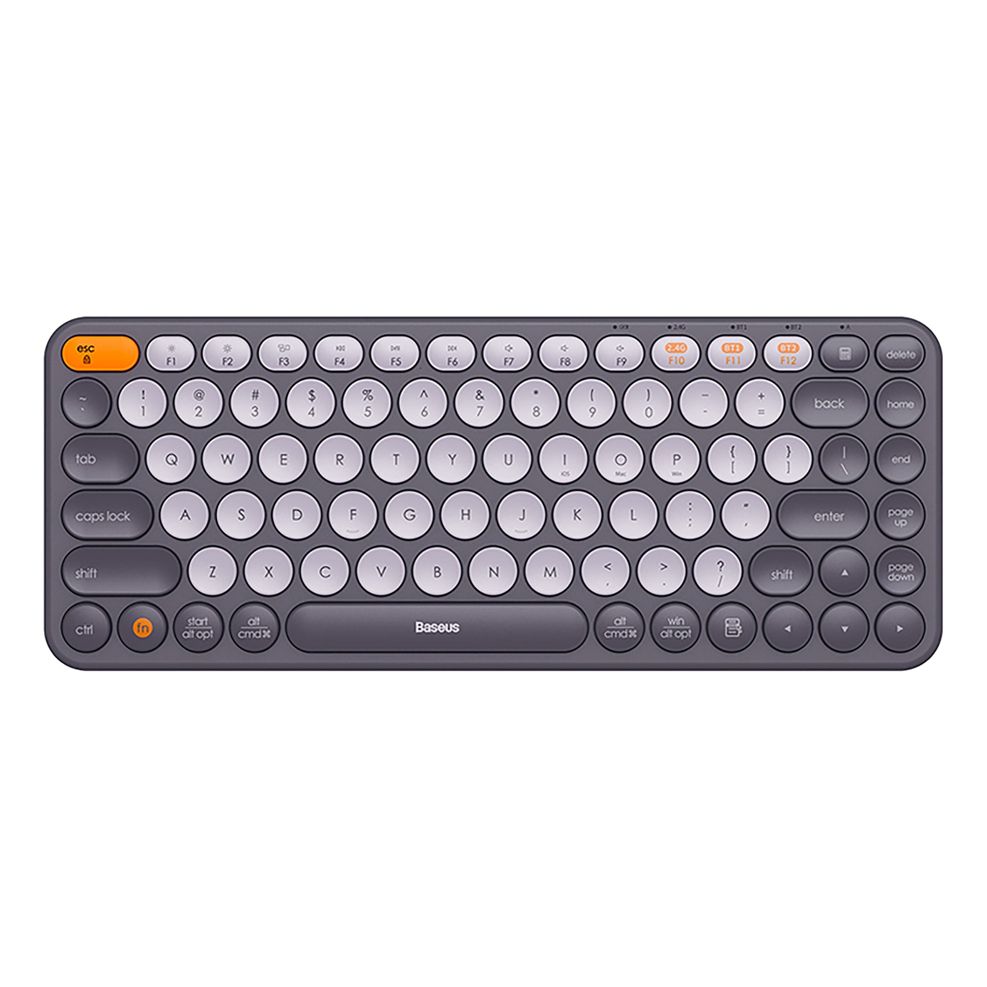 Baseus K01A Wireless Tri-Mode Keyboard - Frosted Gray