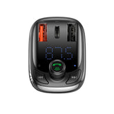 Baseus Bluetooth FM Transmitter MP3 Car Fast Charger