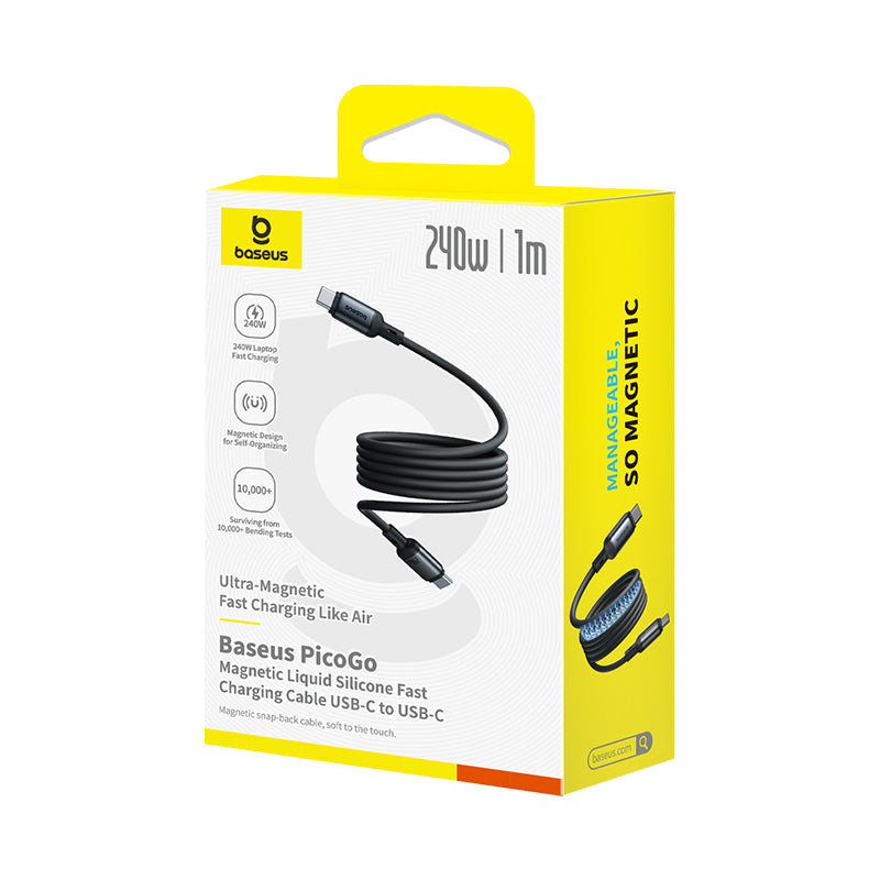 PicoGo Magnetic Liquid Silicone Type-C Cable 240W