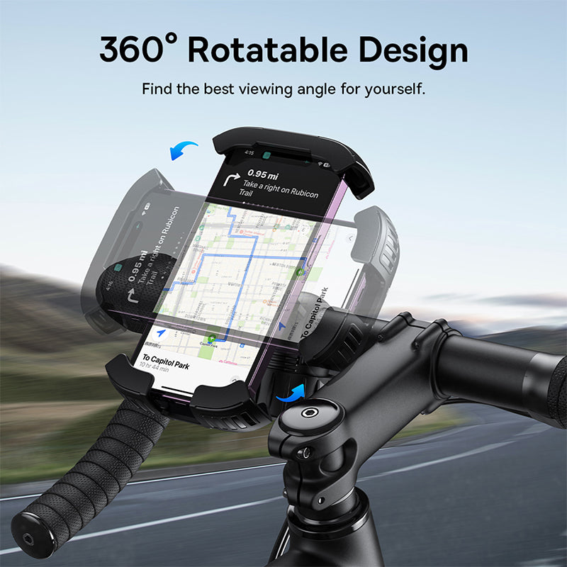 Baseus QuickGo Series Bike Phone Mount Cluster Black