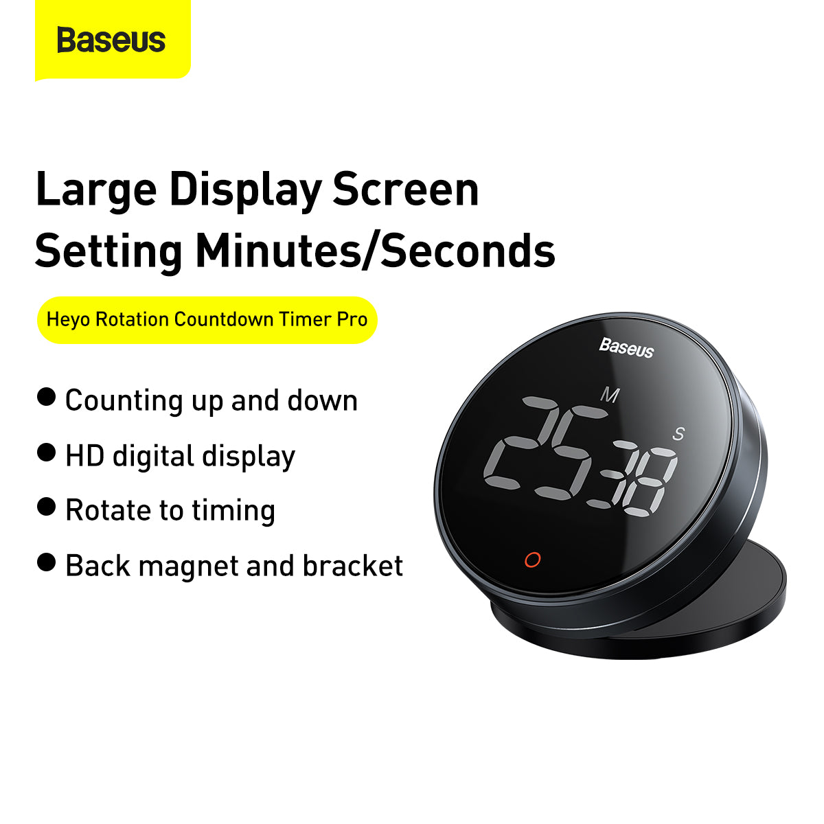 Baseus Heyo Pro Elegant Kitchen Countdown Timer