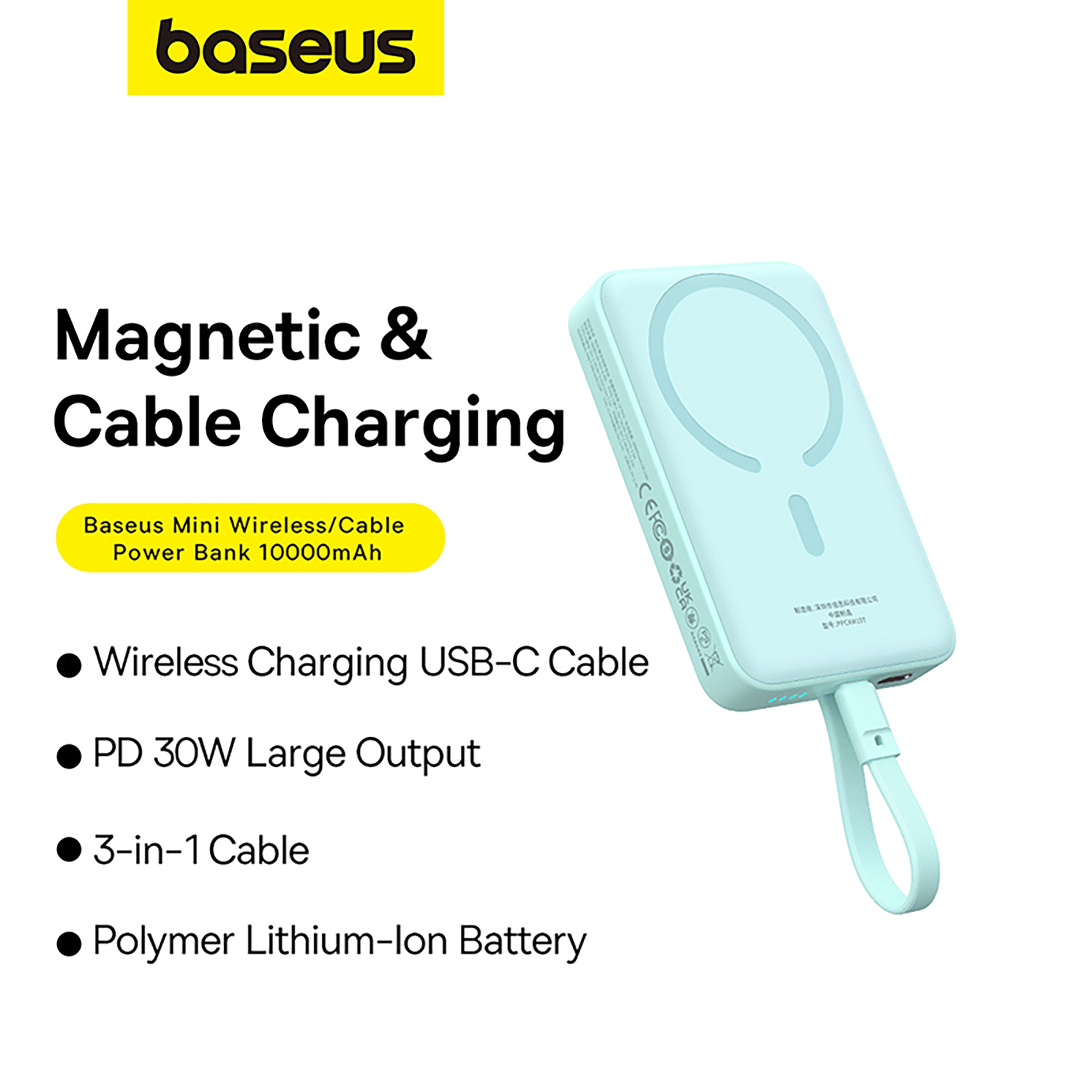 Baseus Magnetic Mini 30W Wireless Power Bank