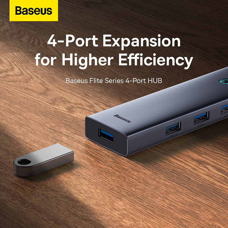 Baseus Flite Series 4-Port USB 3.0 Smart HUB