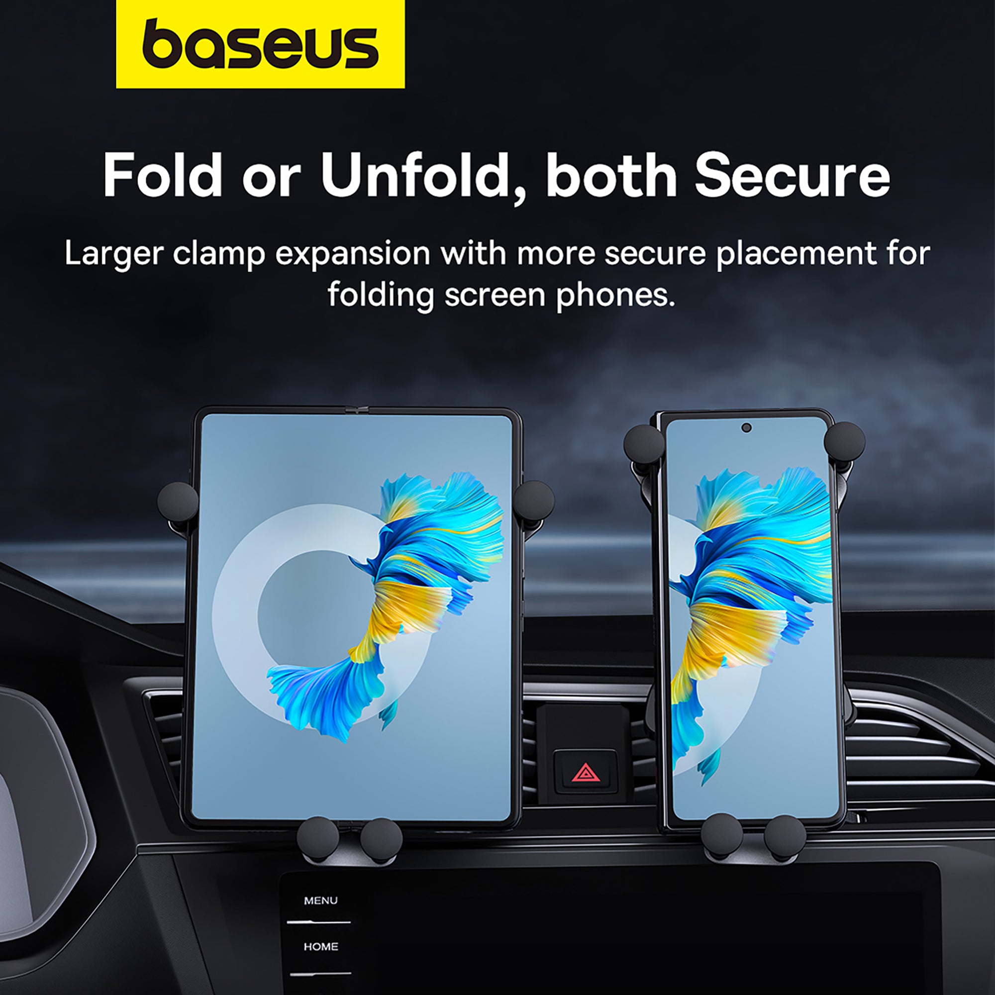 Baseus UltraControl Mega Series Folding Screen Phone Car Mount