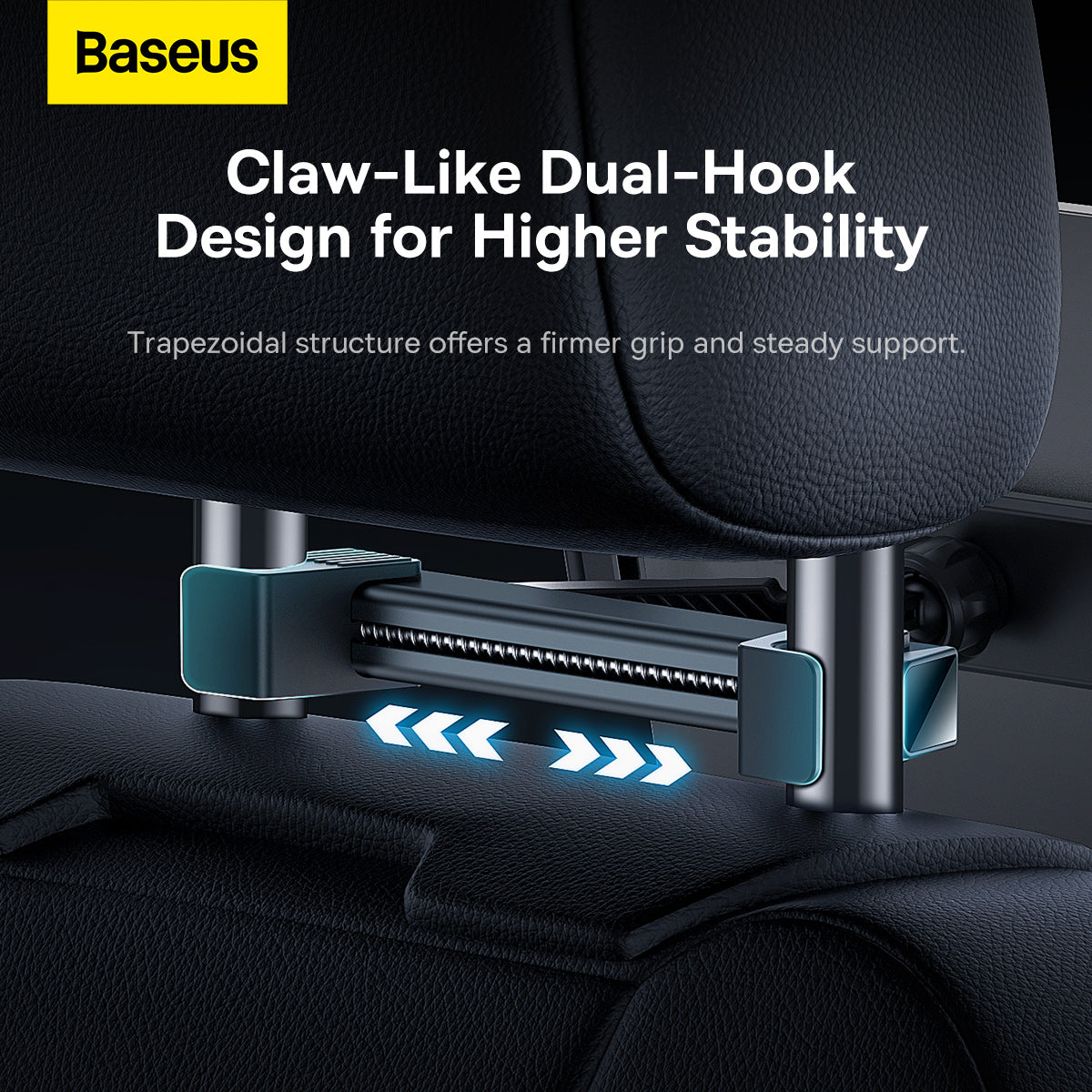 Baseus JoyRide Pro Backseat Car Mount for Tablets and Smartphones - Black